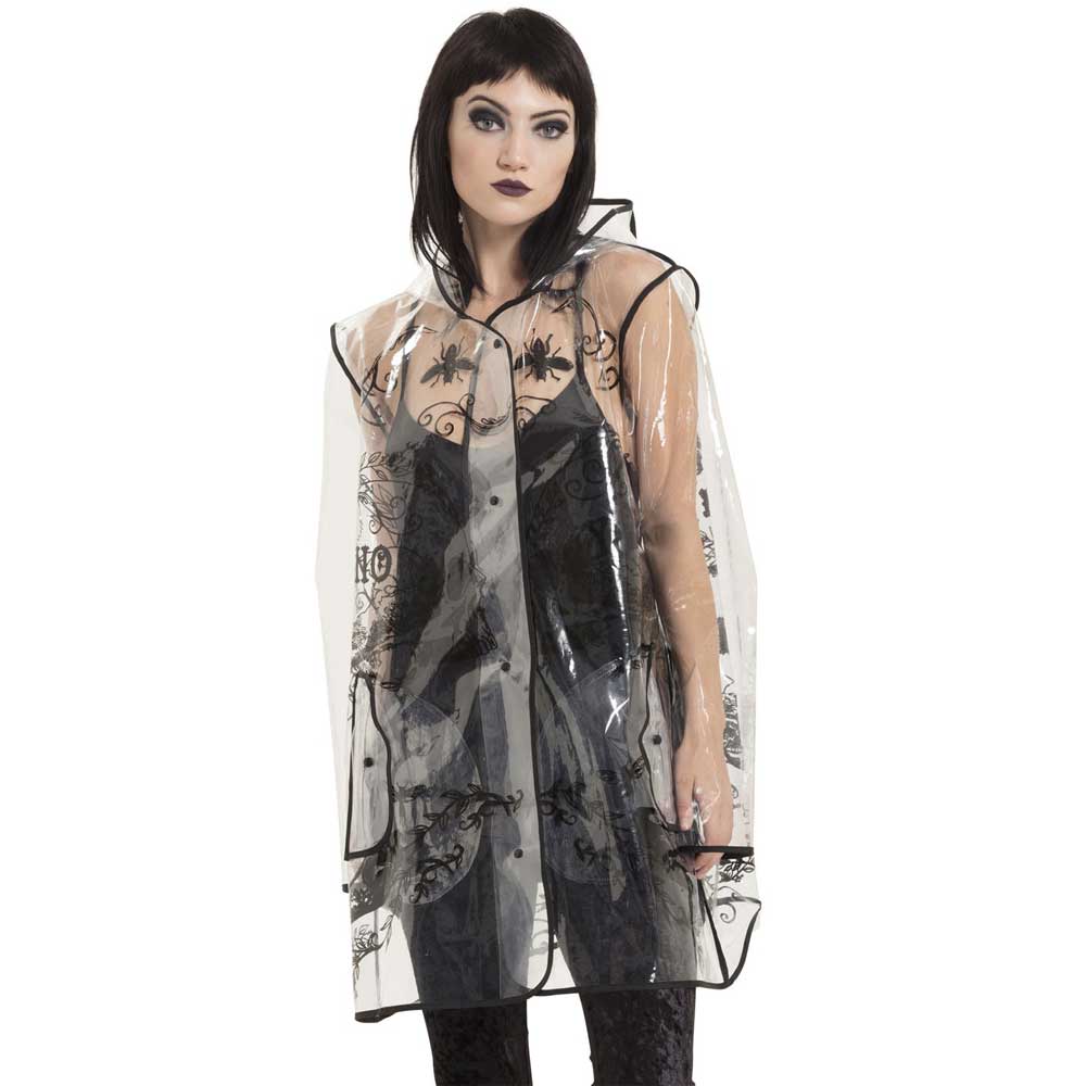 Regenjassen | Attitude Holland Elements Rainwear PVC lange regenjas met capuchon semi